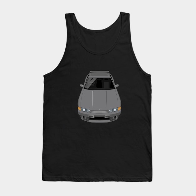 Skyline GTR V Spec R32 - Blue Tank Top by jdmart